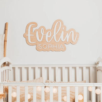 Custom Wooden Name Sign | Personalized Baby Name Decor | Nursery Wall Hanging | Unique Gift for Kids, Birthdays & Special Occasions