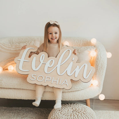 Custom Wooden Name Sign | Personalized Baby Name Decor | Nursery Wall Hanging | Unique Gift for Kids, Birthdays & Special Occasions