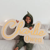 Custom Wooden Name Sign | Personalized Baby Name Decor | Nursery Wall Hanging | Unique Gift for Kids, Birthdays & Special Occasions
